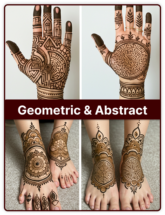 Geometric and Abstract Mehndi